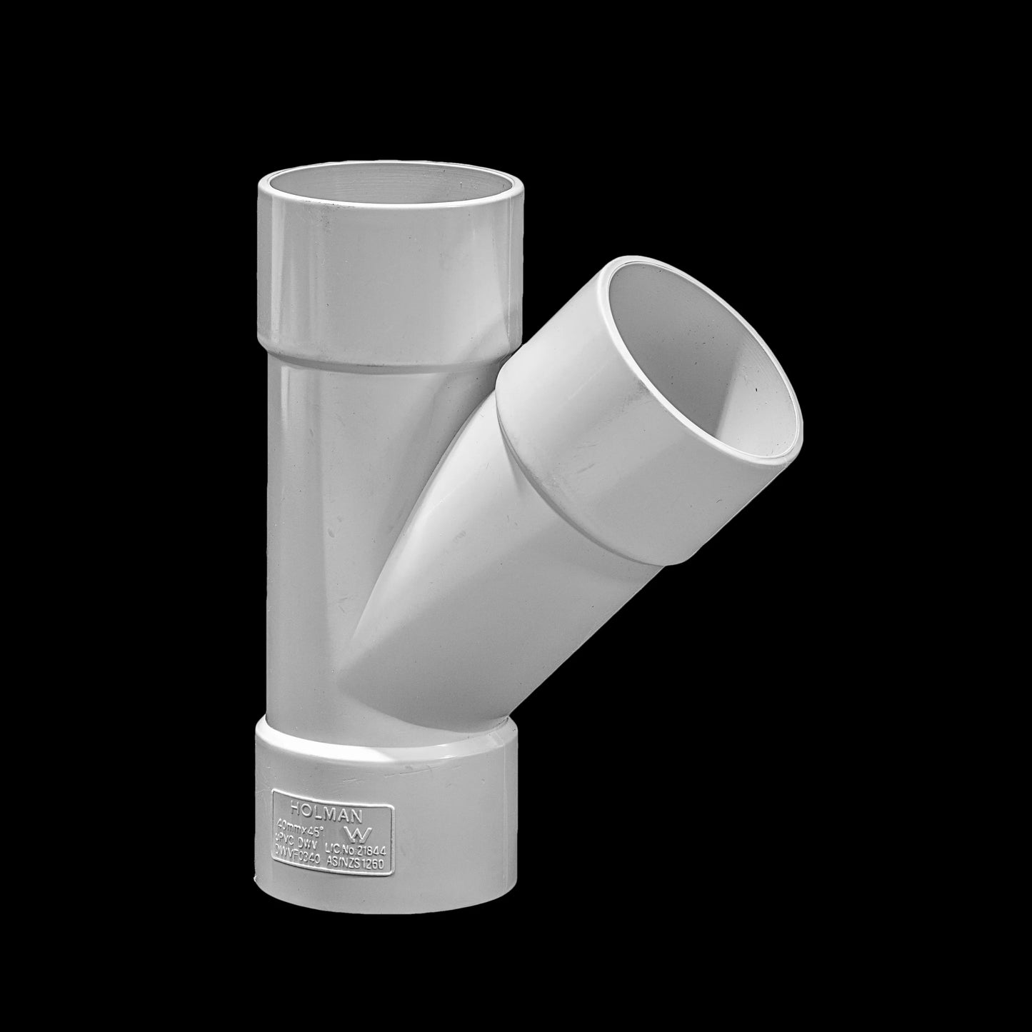 Junction Plain F&F DWV 40 x 45 degree - PVC