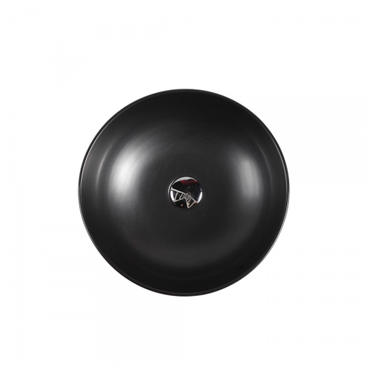 MERCIO Asti 87 Counter-top Round Basin - Matt Black image 1