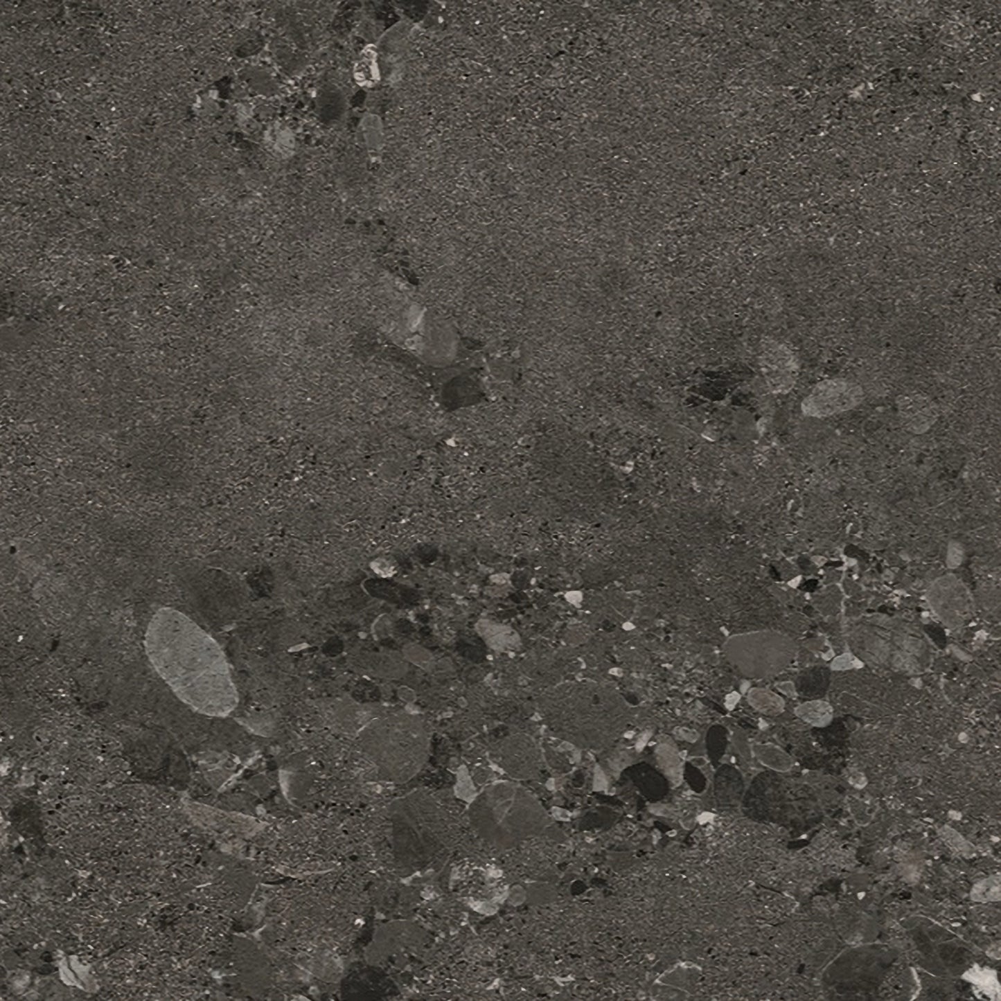600*600 Forest Terrazzo Dark Grey Matt Floor Tile image 0