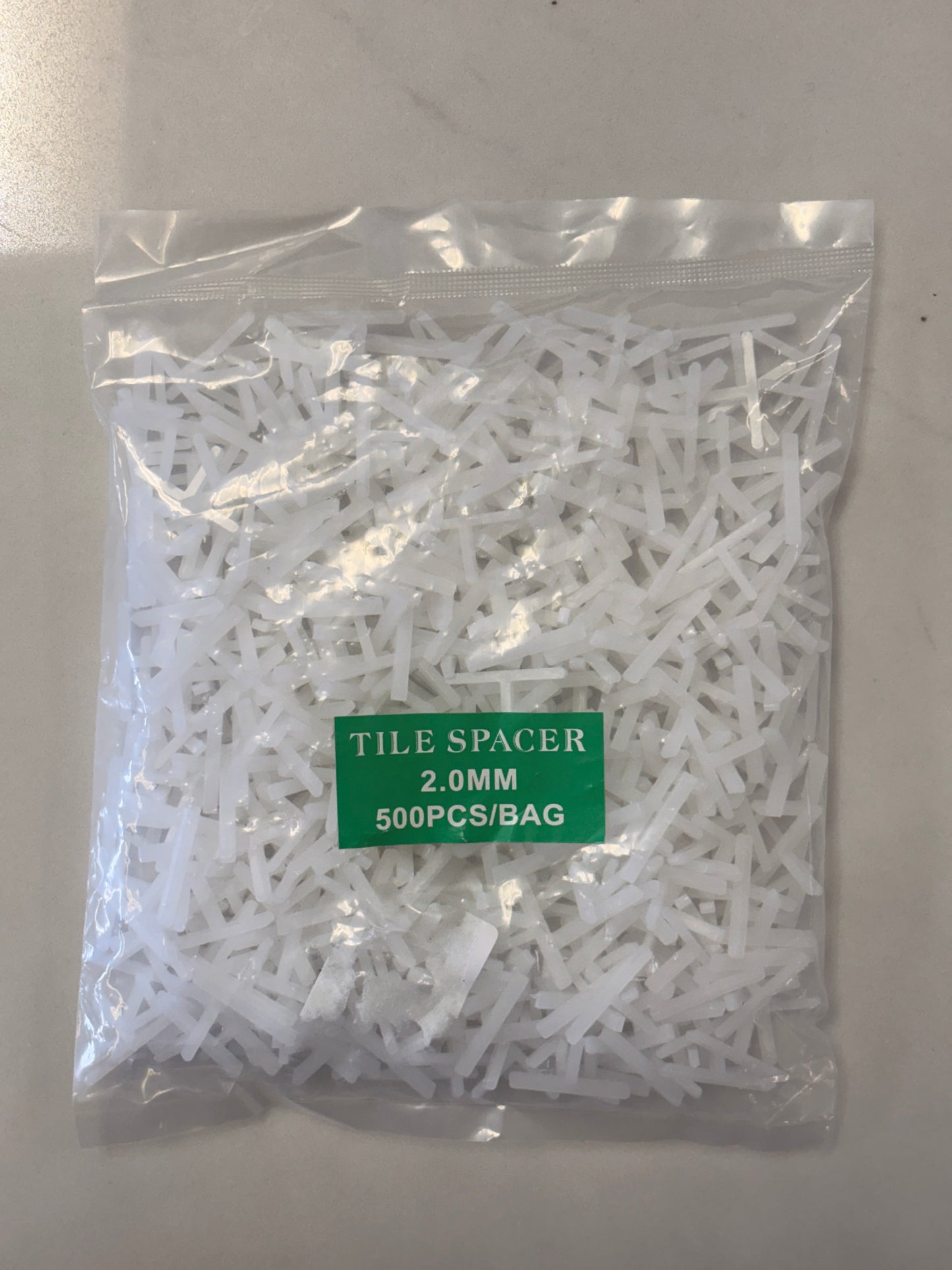 T-Shape Tile Spacer 2mm (500pcs)