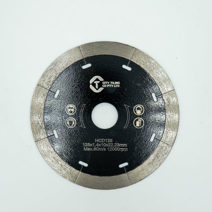 125mm Continuous Rim Diamond Blade image 0