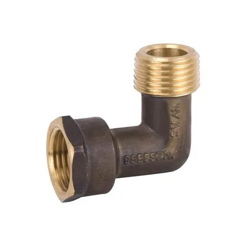 Brass Fitting - Screwed Elbow Male and Female 20mm (3/4") Lead Free