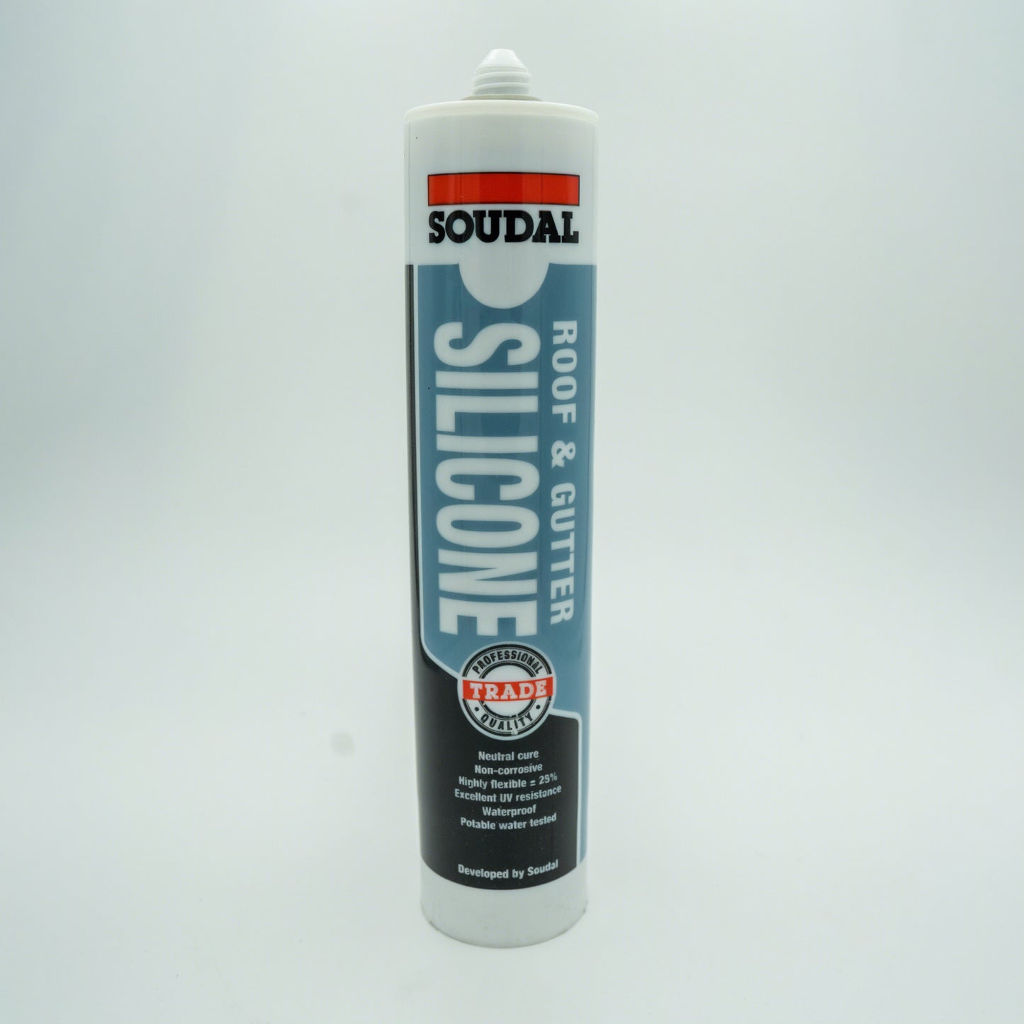 Soudal Roof & Gutter Silicone 300mL image 0