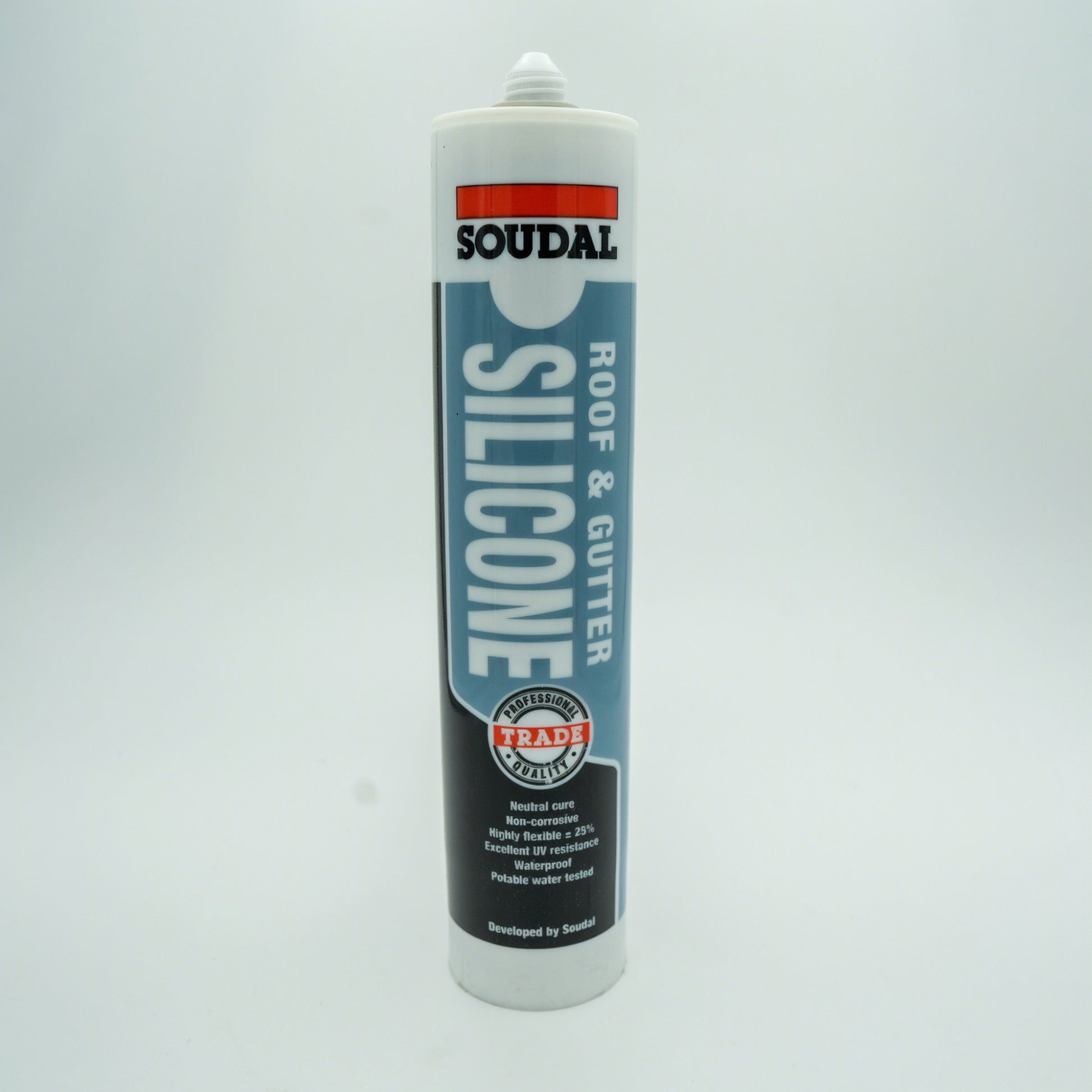 Soudal Roof & Gutter Silicone 300mL image 0
