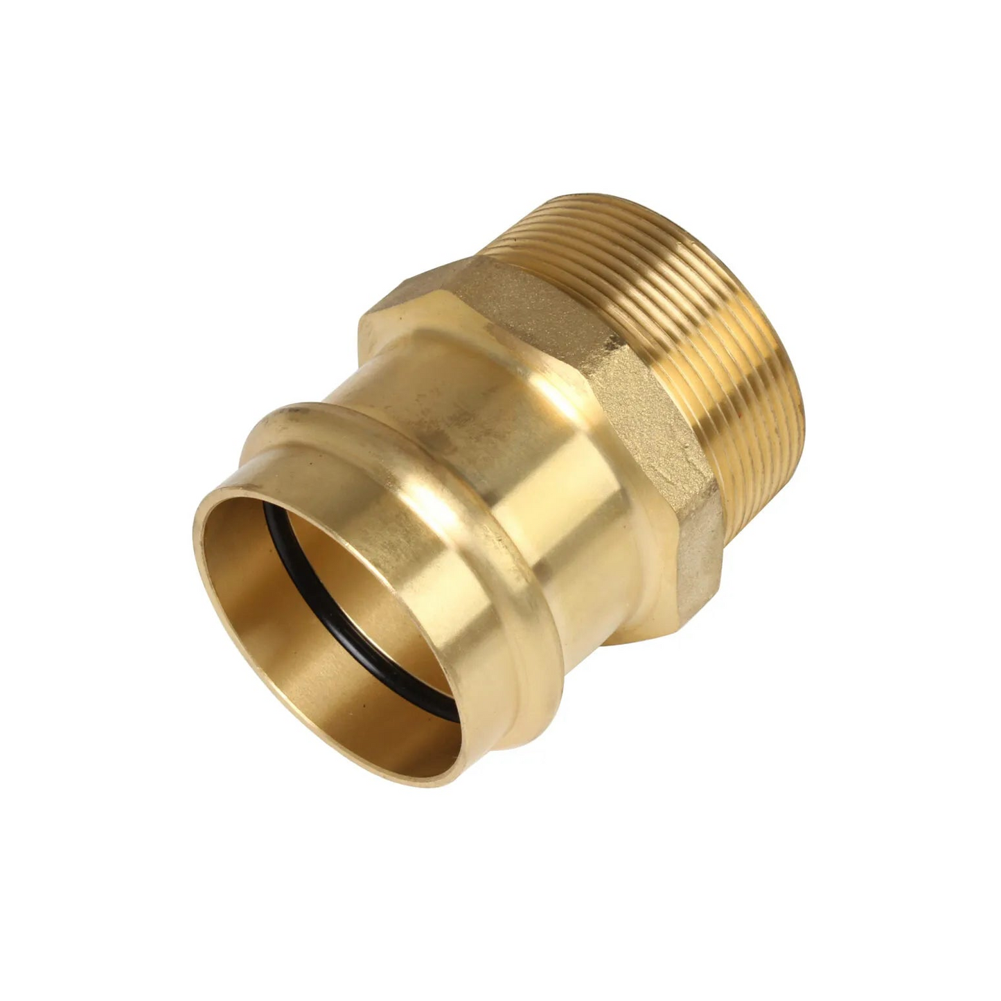ROBUSTO Copper Press Fitting - Connector - NO3 - Straight 15mm (1/2") x 1/2' BSPM Lead Free
