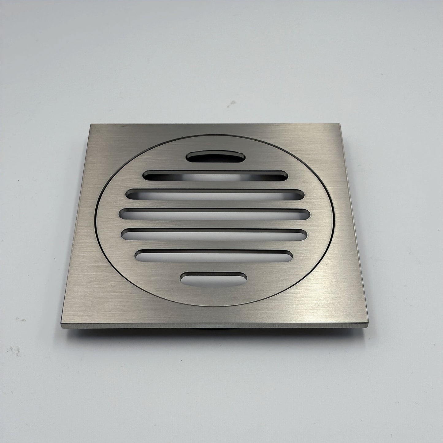 Square Slim Floor Waste Satin Nickel 100mm KFG-101S-SN