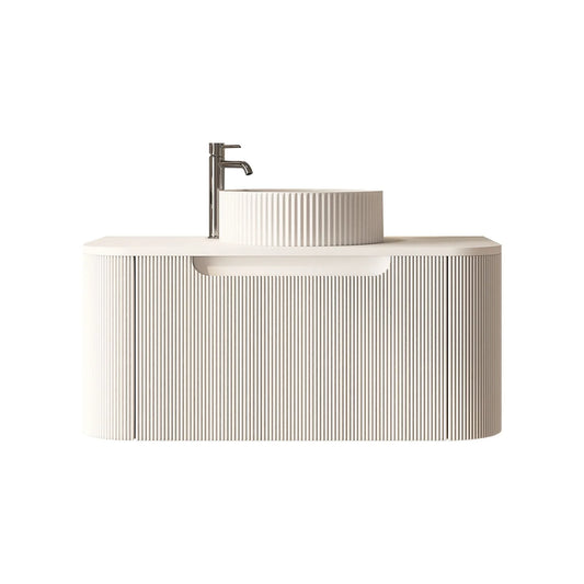 MERCIO Rome 750mm Wall-Hung Cabinet - Matt White image 0
