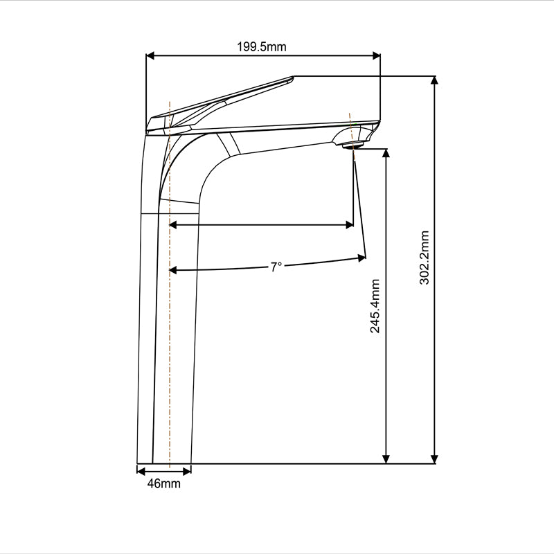AU Black Basin Mixer image 1
