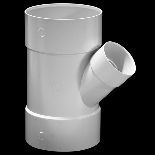 Junction Plain F&F DWV 100 x 50 x 45 degree - PVC
