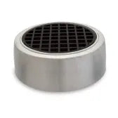 PLASTEC Collar Finishing DWV 100 mm (4 inch) With Black Grate & SS Suround - PVC