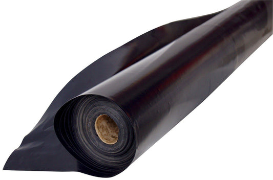 Black Plastic Builders Film 2m x 50m x 200 Micron image 0