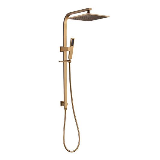 10" Brushed Brass Shower Station image 0