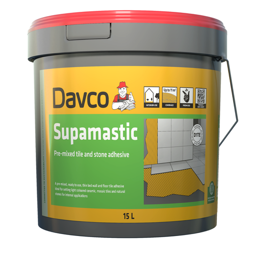 Davco 15L Supamastic Tile Adhesive (Pick-Up Only)