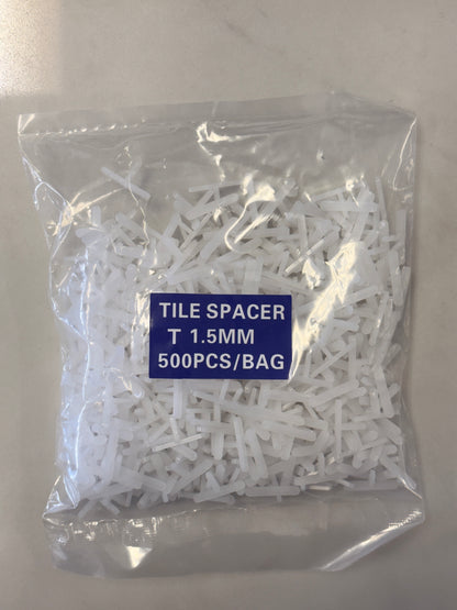 T-Shape Tile Spacer 1.5mm (500pcs)