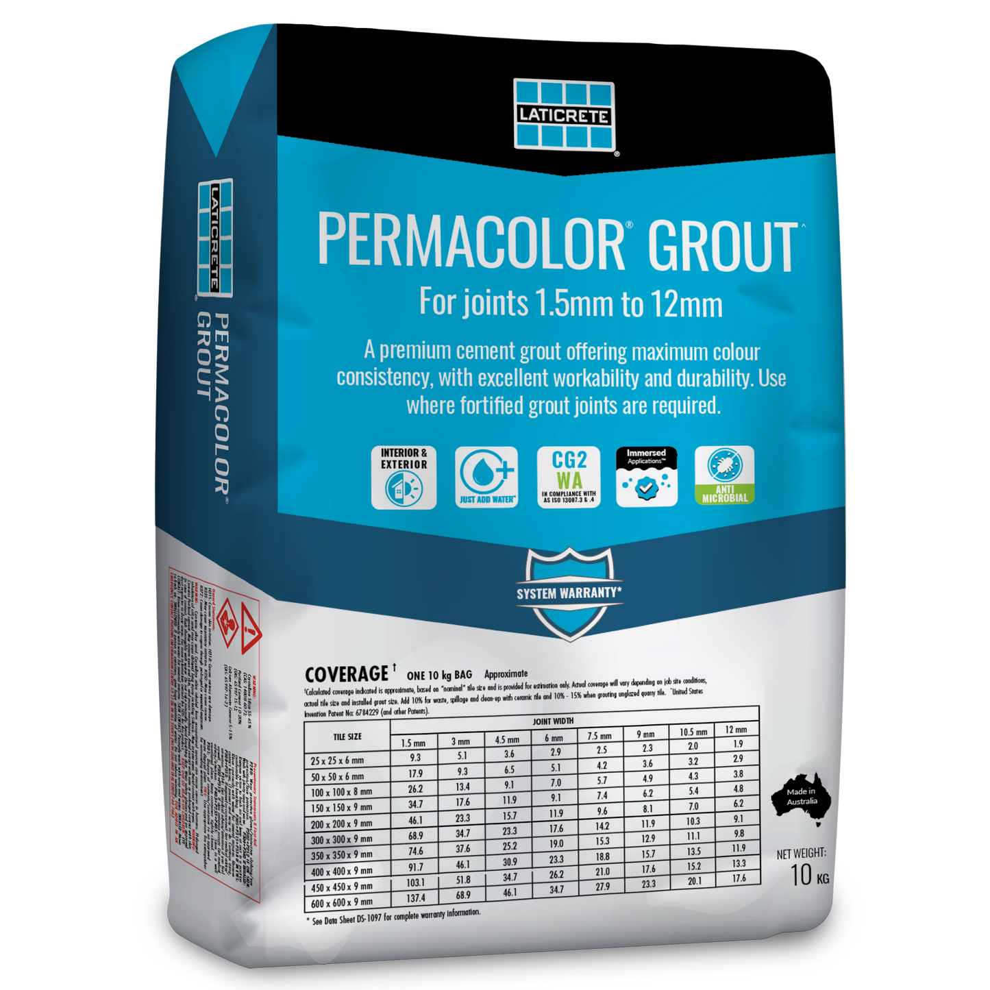 PERMACOLOR® Grout 10kg (Pick-Up Only)