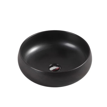 MERCIO Asti 87 Counter-top Round Basin - Matt Black image 0