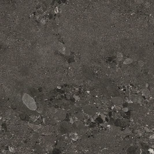 600*600 Forest Terrazzo Dark Grey Matt Floor Tile image 0