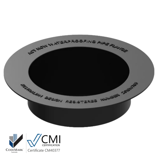 Actnow 100mm Rubber Flood Test Puddle Flange image 0