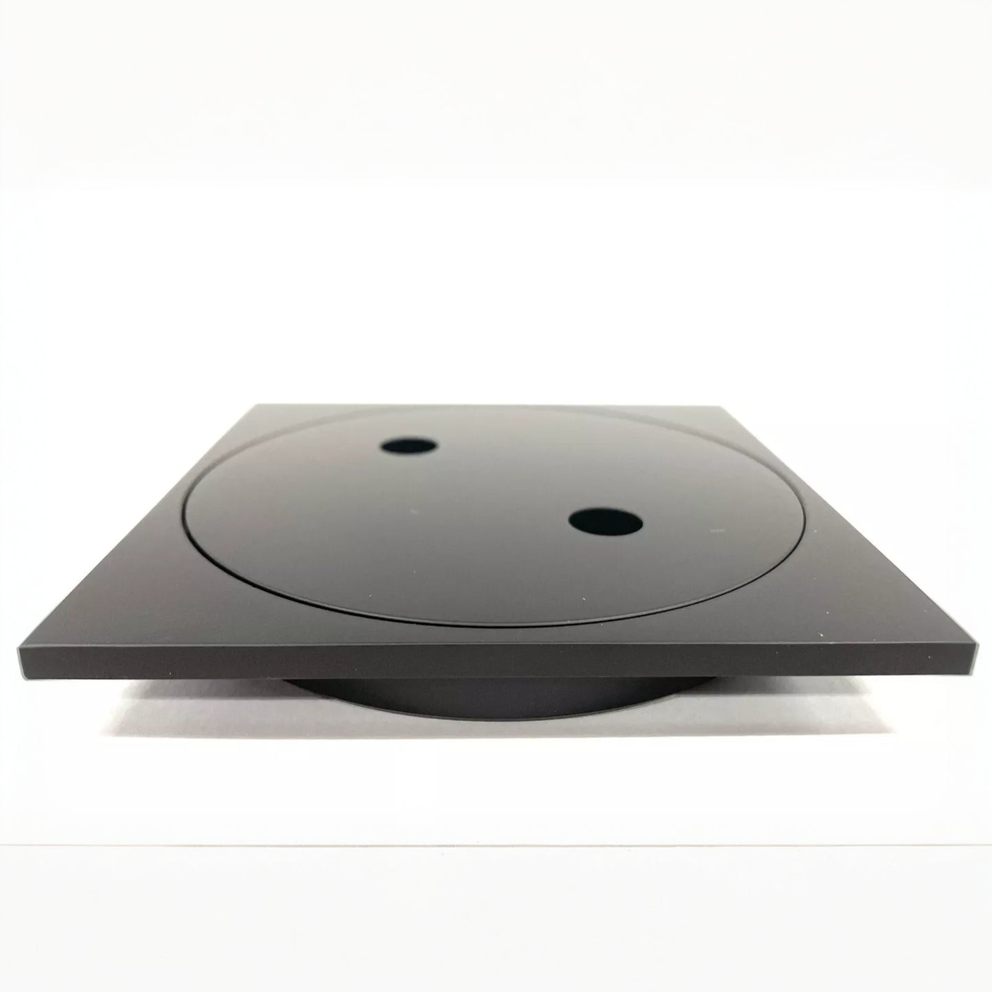 Clear Out Matt Black Floor Waste 150x150x70 image 0