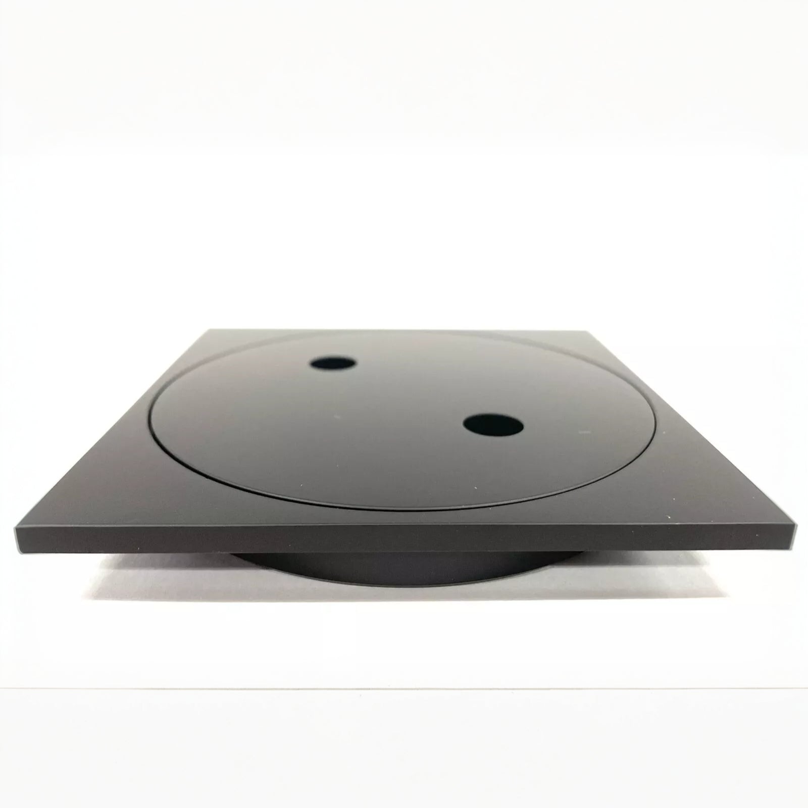 Clear Out Matt Black Floor Waste 150x150x70 image 0