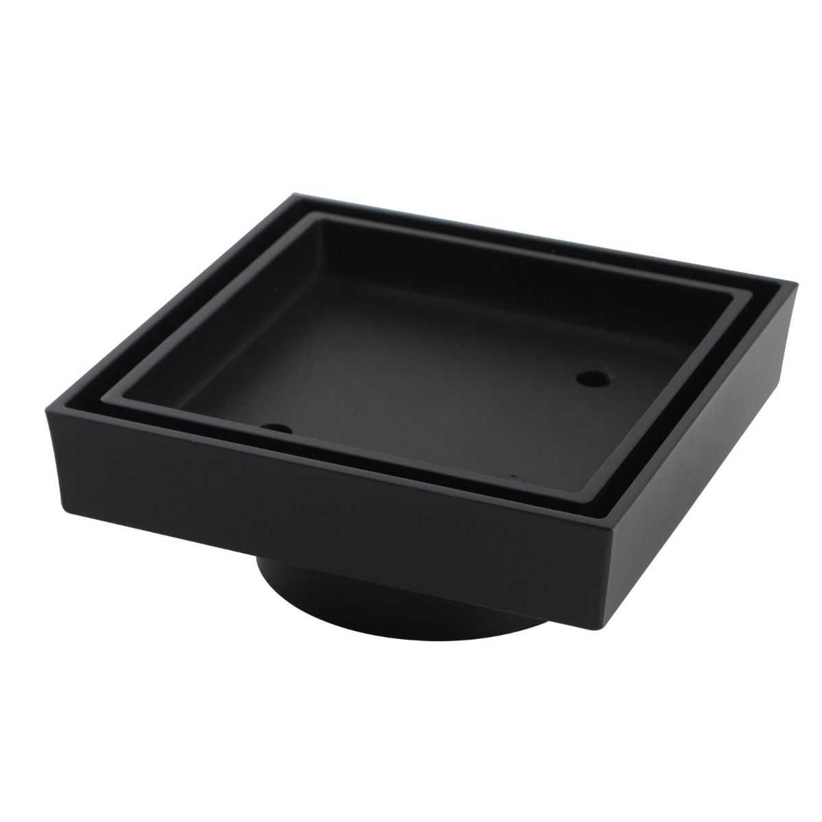 Slim Floor Waste Black 90mm image 0