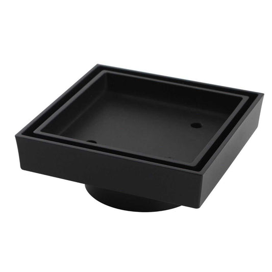 Slim Floor Waste Black 90mm image 0