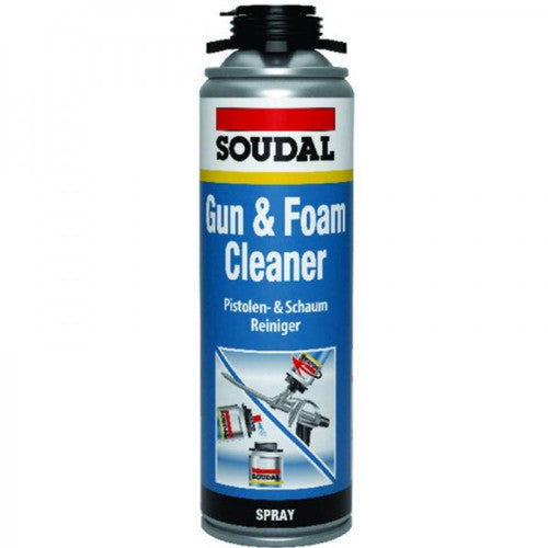 SOUDAL Gun  Foam Cleaner Aerosol Spray 500mL | Jaden Services