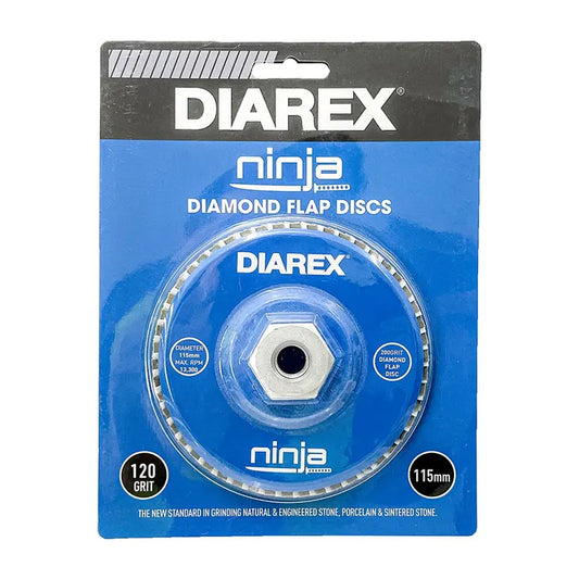Diarex Ninja Diamond Flap Disc 115mm 120 Grit
