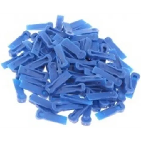 Small Tile Wedges Blue 6mm (500pcs)