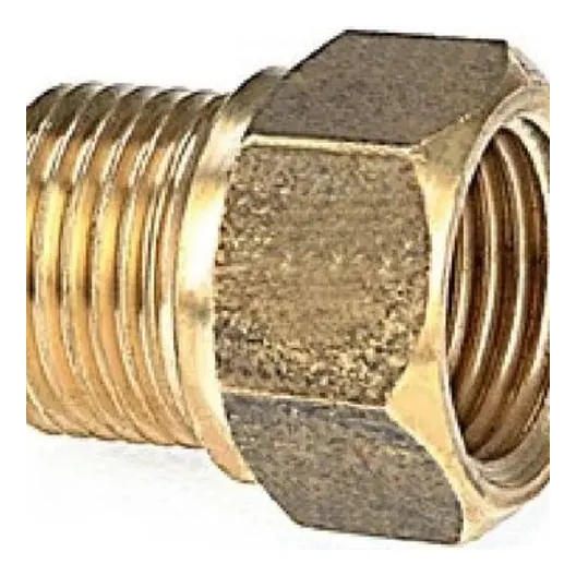 Brass Fitting - Screwed Adapter 15mm (1/2") Lead Free