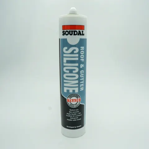 Soudal Roof & Gutter Silicone 300mL