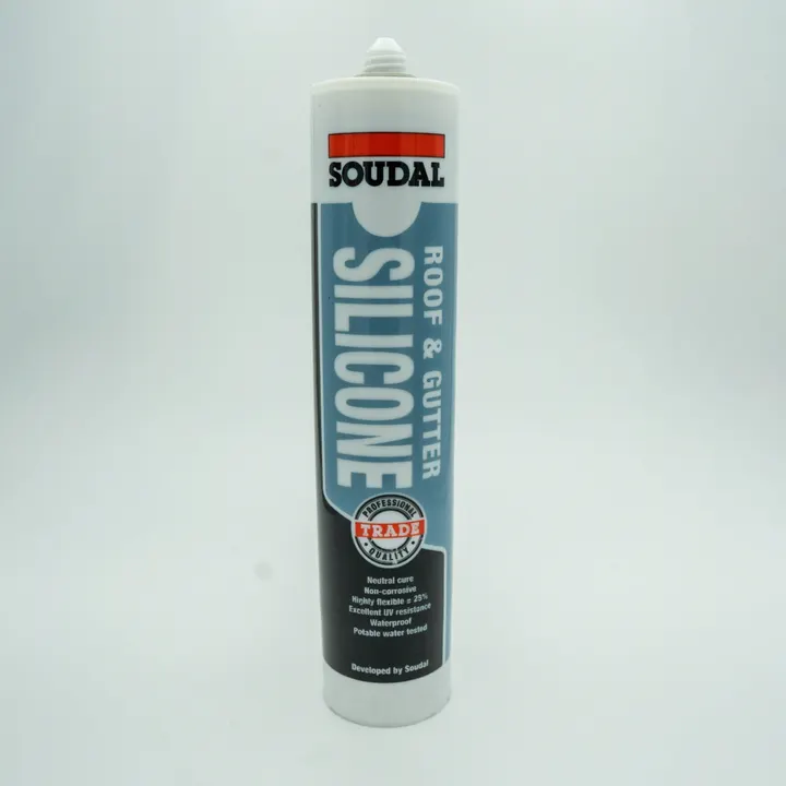 Soudal Roof & Gutter Silicone 300mL