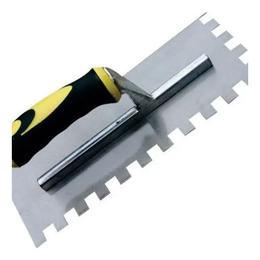 Roberts Designs Bright Steel Square Notched Adhesive Trowel 12mm RDXT210