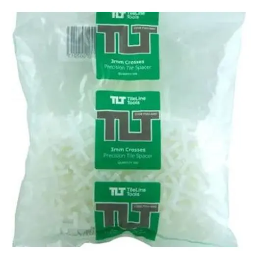 TileLine Tools 3mm Cross Spacers (500pcs)