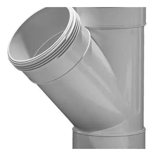 Junction Plain F&F DWV 100 x 45 degree - PVC