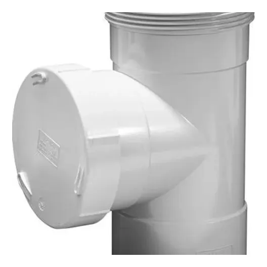 Inspection Piece With cap F&F DWV 100 mm (4 inch) - PVC