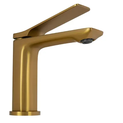 RUSHY Brushed Brass Basin Mixer