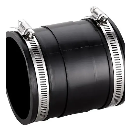 Plumbquick - Flexible Quick Coupling - PVC-cu-gal-ci - 100 mm (4 inch)