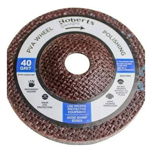 Roberts Designs Abrasive PVA Pad 40 Grit