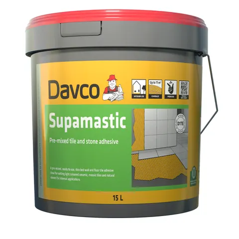 Davco 15L Supamastic Tile Adhesive (Pick-Up Only)