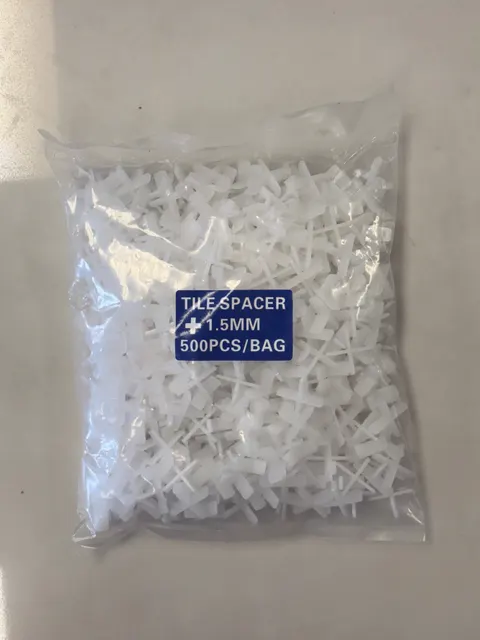 Deep Cross Tile Spacer 1.5mm (500 pcs)