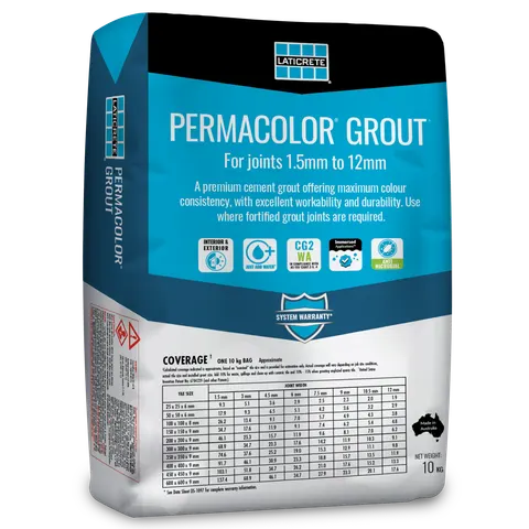 PERMACOLOR® Grout 10kg (Pick-Up Only)