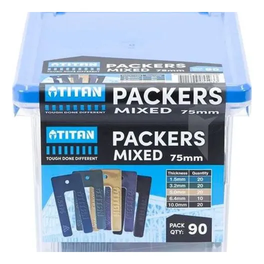 Titan 75mm 90 Piece Mixed Window Packers