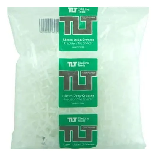 TileLine Tools Deep Cross Spacer 1.5mm (500pcs)