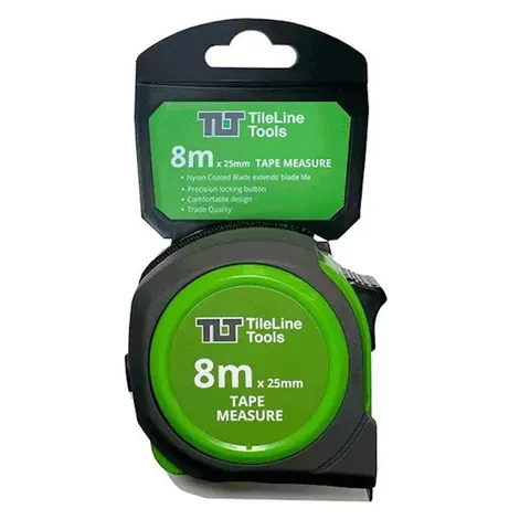 TileLine Tools 8m Tape Measure