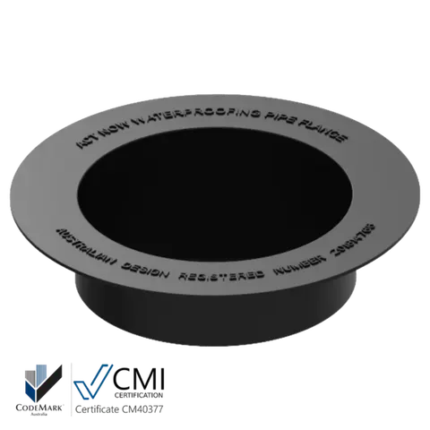 Actnow 100mm Rubber Flood Test Puddle Flange
