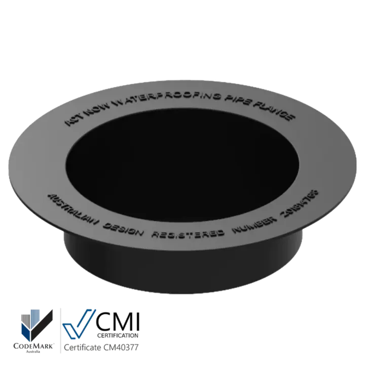 Actnow 100mm Rubber Flood Test Puddle Flange
