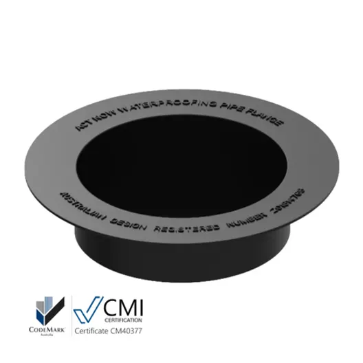 Actnow 100mm Rubber Flood Test Puddle Flange