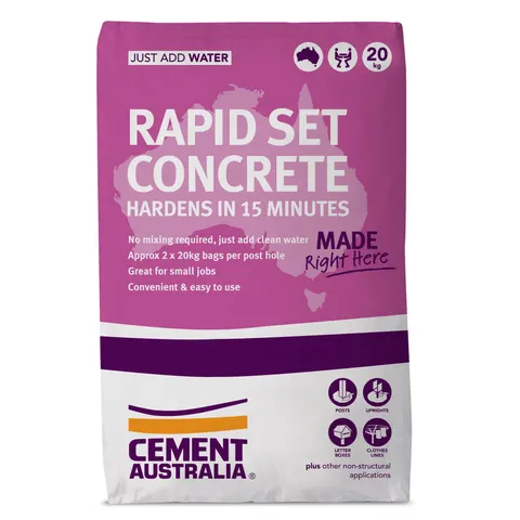 Cement Australia Rapid Set Concrete 20kg