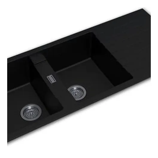 1000x500mm Black Granite Single Bowl Kitchen Sink